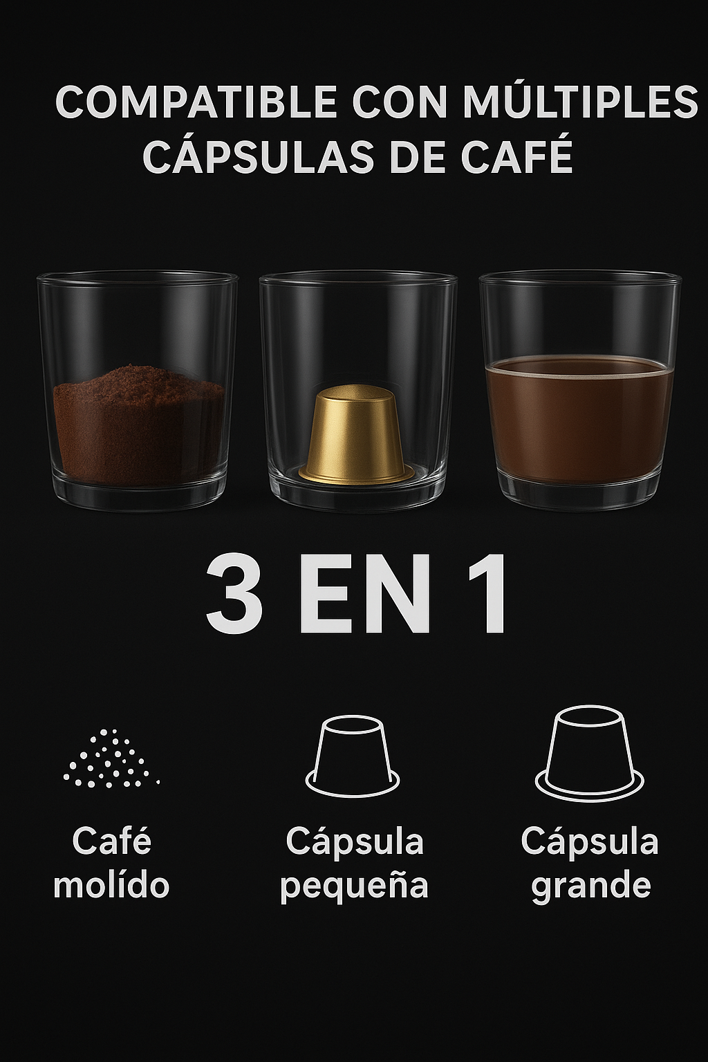 Cafetera de capsulas portátil 60ML